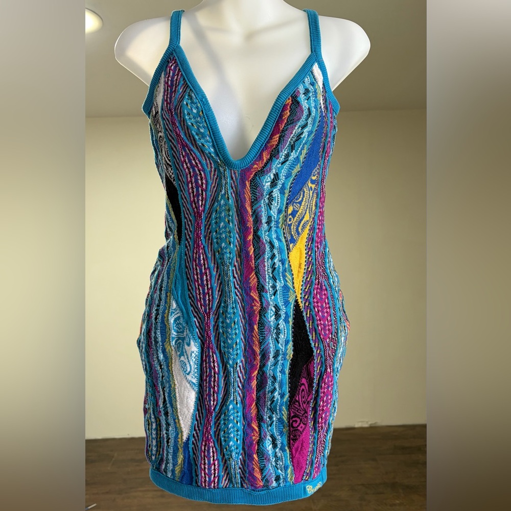 COOGI Multicolor Y2K Knit Dress